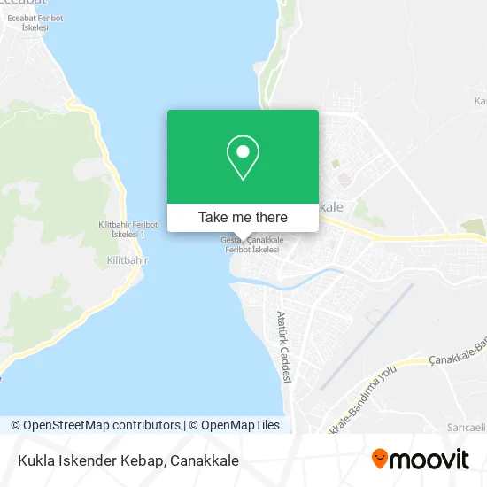 Kukla Iskender Kebap map