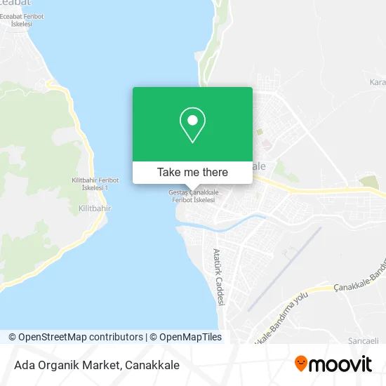Ada Organik Market map