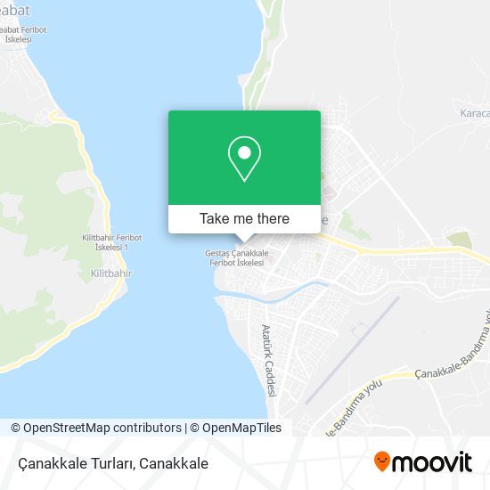 Çanakkale Turları map