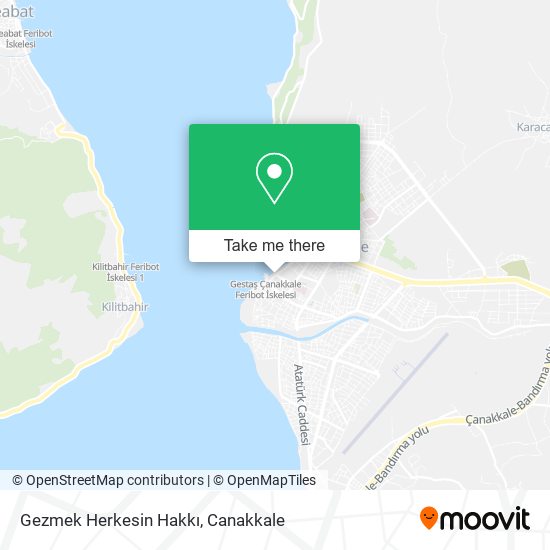 Gezmek Herkesin Hakkı map
