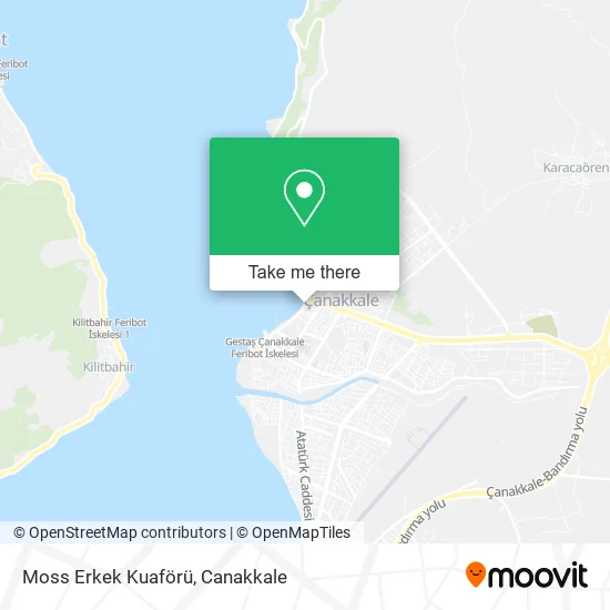 Moss Erkek Kuaförü map