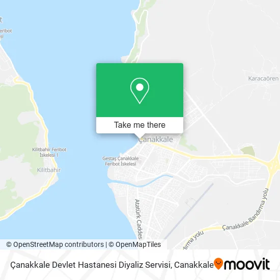 Çanakkale Devlet Hastanesi Diyaliz Servisi map
