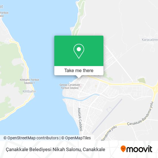 Çanakkale Belediyesi Nikah Salonu map