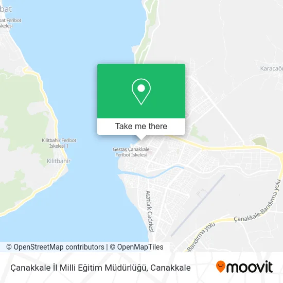 Çanakkale İl Milli Eğitim Müdürlüğü map