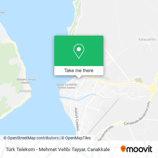 Türk Telekom - Mehmet Vehbi Tayyar map