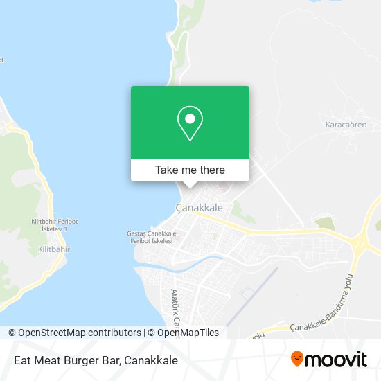 Eat Meat Burger Bar map