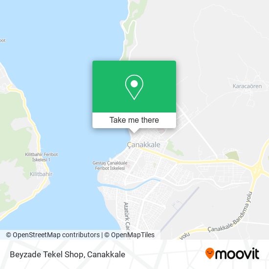 Beyzade Tekel Shop map