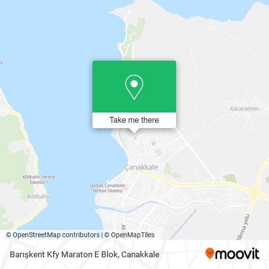 Barışkent Kfy Maraton E Blok map