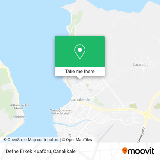 Defne Erkek Kuaförü map