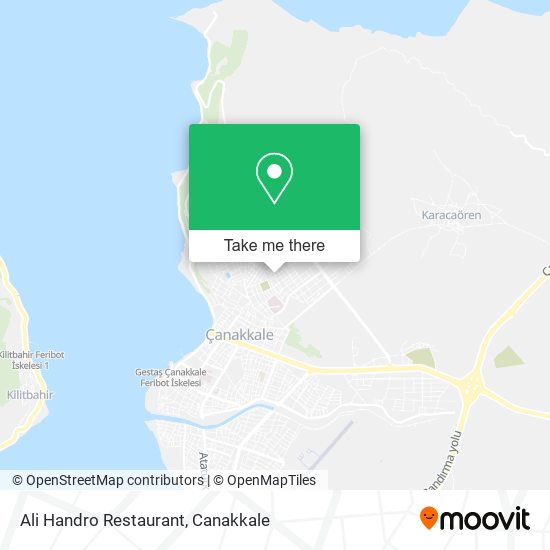 Ali Handro Restaurant map