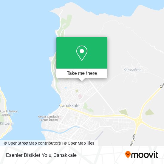 Esenler Bisiklet Yolu map
