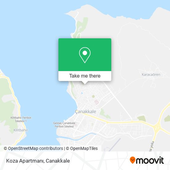 Koza Apartmanı map