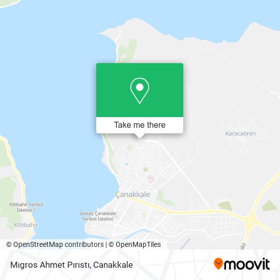 Mıgros Ahmet Pırıstı map