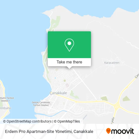 Erdem Pro Apartman-Site Yönetimi map