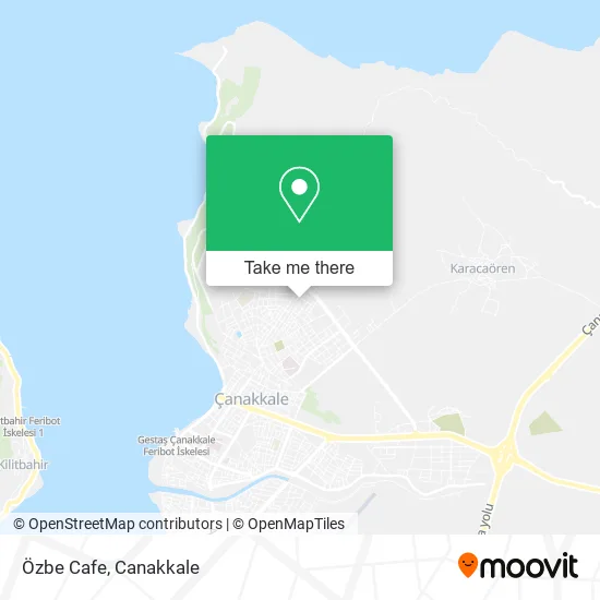 Özbe Cafe map
