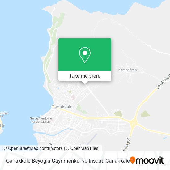 Çanakkale Beyoğlu Gayrimenkul ve Insaat map