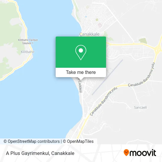 A Plus Gayrimenkul map