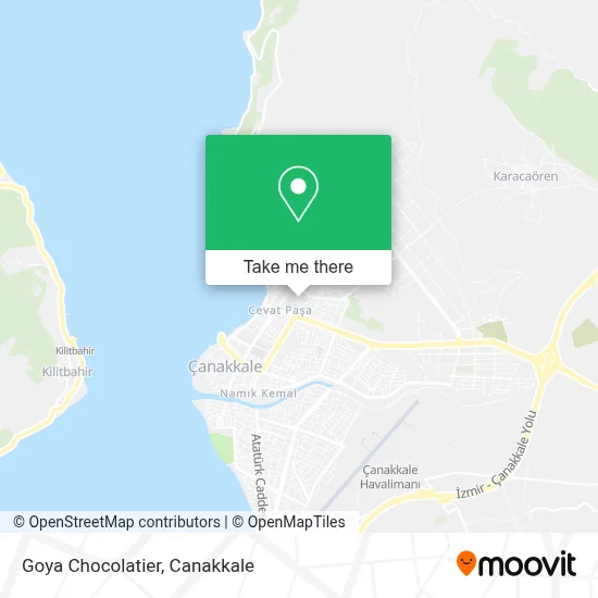 Goya Chocolatier map