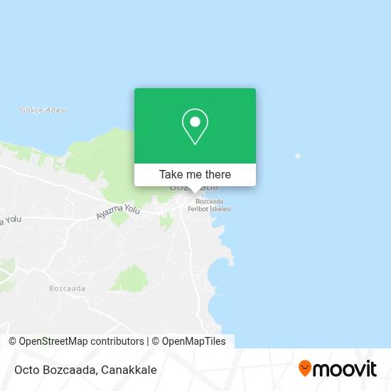 Octo Bozcaada map