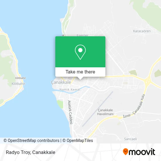 Radyo Troy map