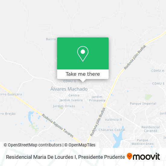 Residencial Maria De Lourdes I map
