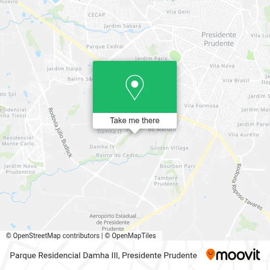 Parque Residencial Damha III map