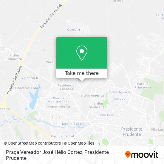 Praça Vereador José Hélio Cortez map