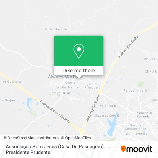 Associação Bom Jesus (Casa De Passagem) map