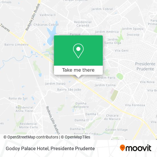 Godoy Palace Hotel map