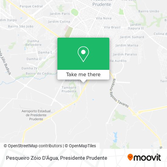 Pesqueiro Zóio D'Água map