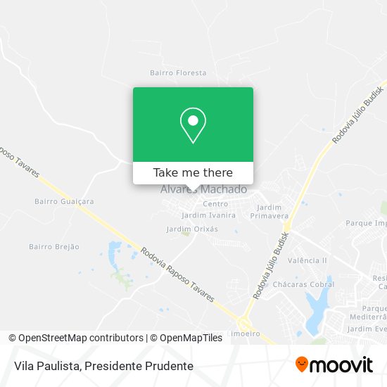 Vila Paulista map