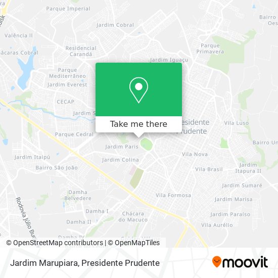 Jardim Marupiara map
