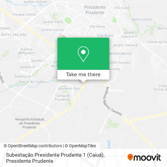 Subestação Presidente Prudente 1 (Caiuá) map