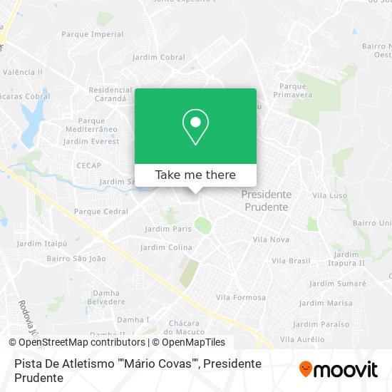 Pista De Atletismo ""Mário Covas"" map