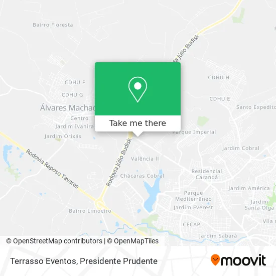 Terrasso Eventos map