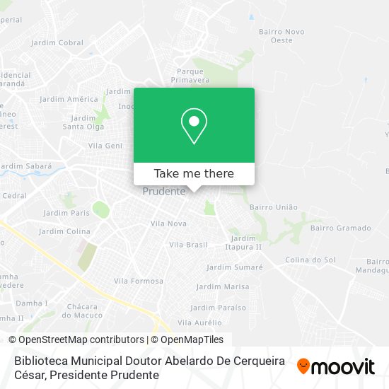 Biblioteca Municipal Doutor Abelardo De Cerqueira César map