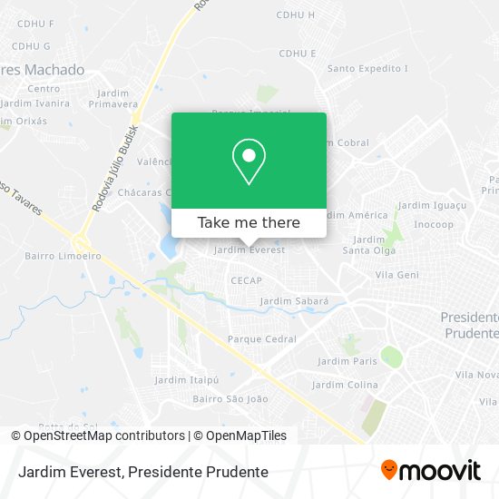Jardim Everest map