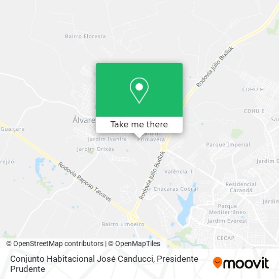Conjunto Habitacional José Canducci map