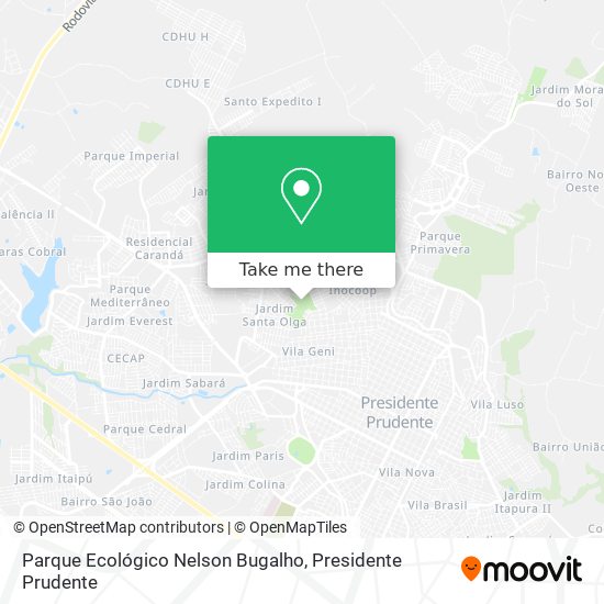 Parque Ecológico Nelson Bugalho map