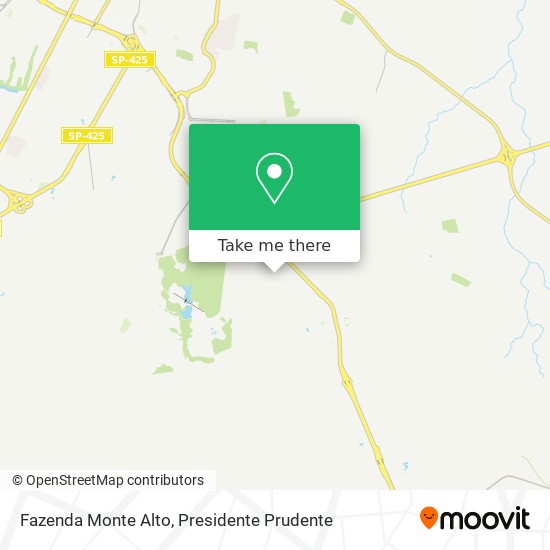 Fazenda Monte Alto map