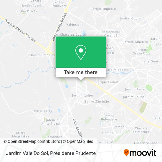 Jardim Vale Do Sol map