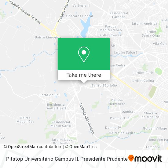 Pitstop Universitário Campus II map