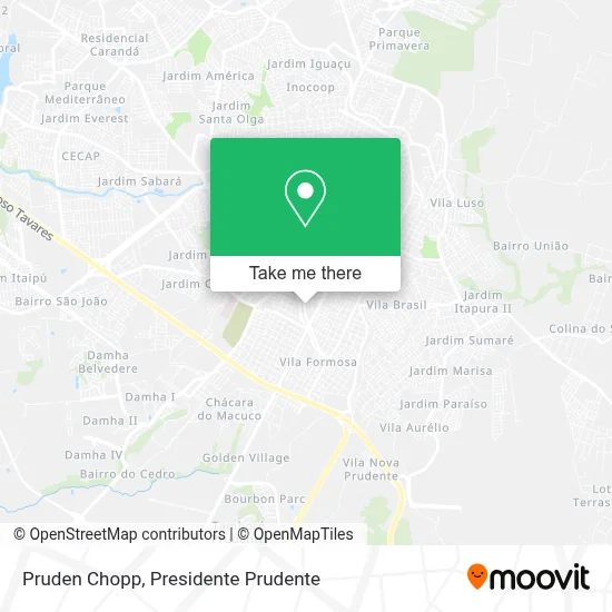 Pruden Chopp map