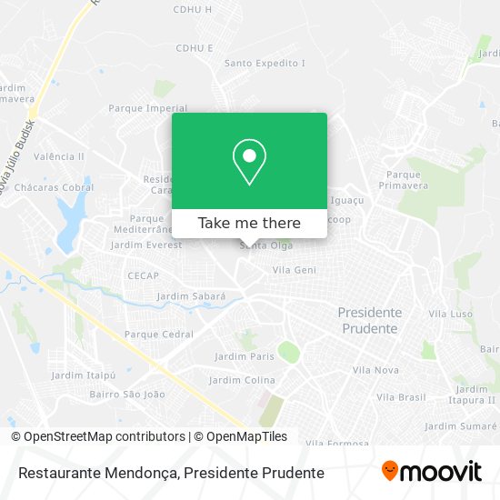 Restaurante Mendonça map