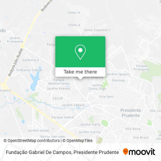 Fundação Gabriel De Campos map