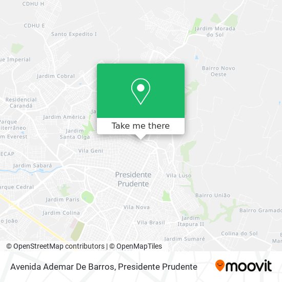 Avenida Ademar De Barros map
