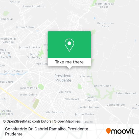 Conslutório Dr. Gabriel Ramalho map