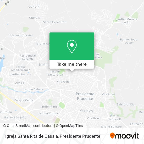 Igreja Santa Rita de Cassia map