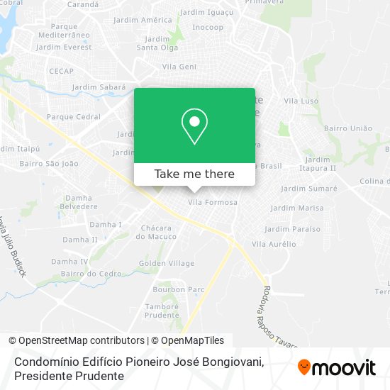 Condomínio Edifício Pioneiro José Bongiovani map