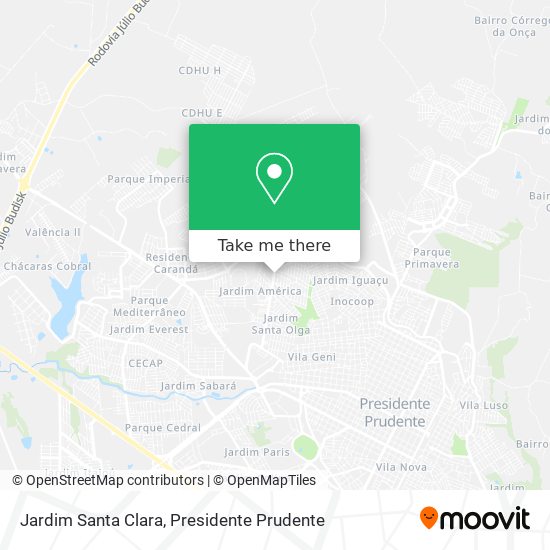 Jardim Santa Clara map